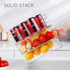 9 Pack Refrigerator Organizer Bins, 3 Sizes Clear Pantry Storage - Image 7