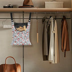 Cute Snowman Large Capacity 14.5 x 12 Inch Clothespin Bag - Image 5
