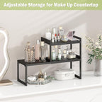 DOLALIKE Expandable kitchen Countertop Organizer, Stackable Cabinet Shelf - Image 7