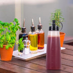 Condiment Squeeze Bottles Ketchup Dispenser 2PCS 16.9 oz Plastic Sauce Squirt - Image 7
