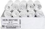Aluf Plastics High Density Trash Bags, 30 Gallon, 10 Micron, by AlufPlastics