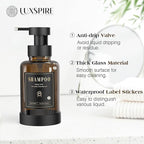 Luxspire Foaming Soap Dispenser, Glass Foam Pump Soap Dispenser, Non-Slip - Image 3