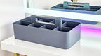 2 PACK - Portable DIY 8 Dividers Durable Plastic Tote Tool & Supply Cleaning - Image 6