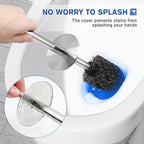 Toilet Brush and Holder, Toilet Brush 304 Stainless Steel, Toilet Bowl Brush - Image 4