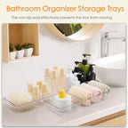 Criusia Drawer Organizer, 10 Pack Large Clear Plast Set, 3 Size Versatile - Image 6