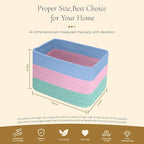 Hopegiver Woven Storage Baskets 15x11x10 Inch, 1 Pack Collapsible Cube Storage - Image 8