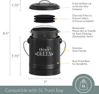 Barnyard Designs Compost Bin for Kitchen Counter - Image 4