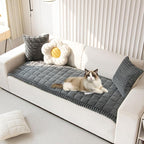 OTOB Couch Cover for Dogs Washable, Non Slip Plush Sofa Covers for 3 Cushion by OTOB