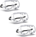 Anti-Fog Indirectly Vented Lab Safety Goggles Over Glasses by EinKau