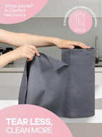 Fantasticlean Large Tear-Away Microfiber Cleaning Cloth Roll - Image 3