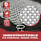 Knapp Made CM Scrubber 9"x6" Small Ring Cast Iron Scrubber - Image 4