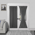DWCN French Door Curtains – Rod Pocket Thermal Blackout Curtain by DWCN