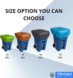Outdoor Trash Can Odor Eliminator Cover Lemon Scented Durable Elastic Bag - Image 7