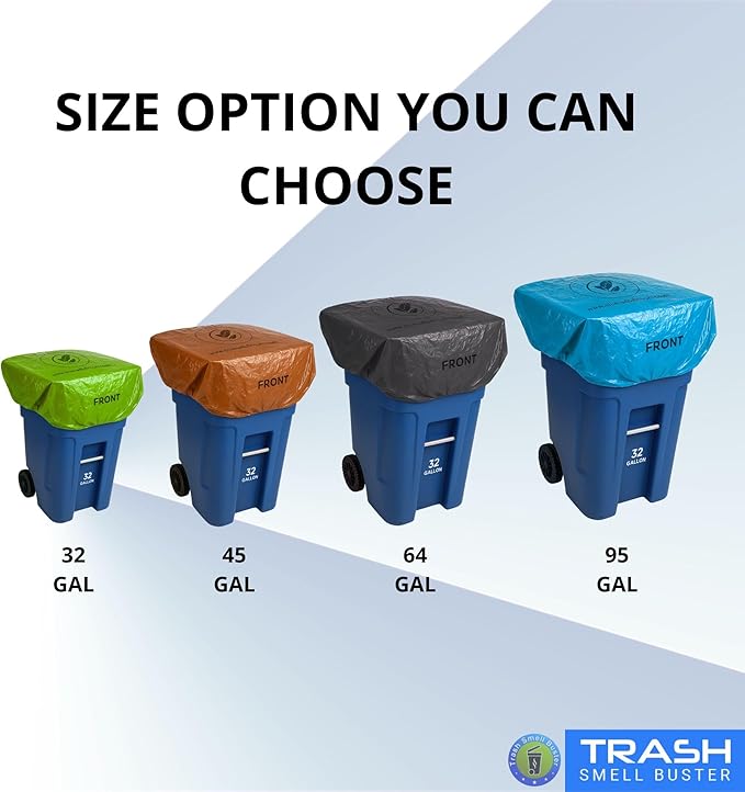 Trash Can Smell Eliminator Cover Odor Eliminating Bag - Image 8