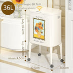MRBIN Metal Motion Sensor Kitchen Trash Can - Image 5