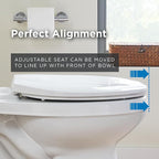 Gerber Universal Elongated Toilet Seat - Image 6