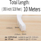 Weather Stripping Brush for Sliding Windows/Doors Frame Side, Pile Self - Image 3