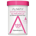 Almay Biodegradable Makeup Remover Pads, Micellar Gentle, Hypoallergenic by Almay