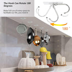 DKHDBD Large Adhesive Hooks, Waterproof Transparent Hooks - Image 4