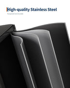 GarveeHome 2 x 10.6 gal Stainless Steel Double Trash Can - Image 3