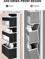 Yecaye 6-Tier Over The Door Storage Organizer, Flexible 1 Split into 2 - Image 3