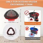 5 Pack Spin Mop Head Replacement - Image 2