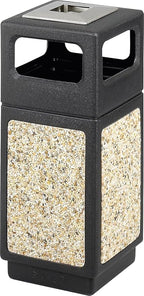Safco Canmeleon Trash Can, 15 Gallons, Indoor and Outdoor Use, Durable & by SafcoProducts