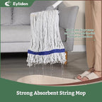 Eyliden String Mops for Floor Cleaning, Heavy Duty Looped-End Commercial Mops - Image 7