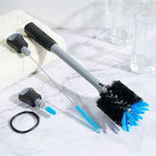 3-in-1 Bottle Brush with Straw Cleaning Brush and Nipple Cleaner, Long Handle - Image 6