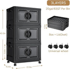 JEKO&JEKO 249Qt Lockable Stackable Storage Bins - Image 2