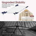 APEXCHASER Clothes Drying Rack Foldable, Large Drying Rack Clothing, Winged - Image 5