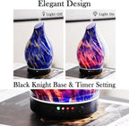 Porseme 150ml Essential Oil Diffuser Glass Color Changing Aroma Air Diffusers - Image 4