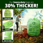 60-64 Gallon Compostable Trash Bags 12 Bags - Image 3