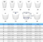 Labasics 5-Pack 6# Single-Hole Silicone Stoppers, Durable and Reusable Silicone - Image 2