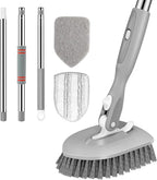 SetSail Floor Scrub Brush, 3-In-1 Tile Tub Floor Scrubber by SetSail