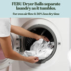 FEBU Wool Dryer Balls, XL | 100% New Zealand Wool | Natural, Reusable Fabric - Image 7