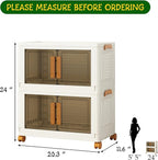 2 Tier Stackable Plastic Storage Bins - Image 4