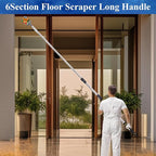 Floor Scraper Telescopic Pole, 38 to 82in Heavy Duty 4Inch Razor Blade Long - Image 5
