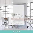Vicwe Office Chair Mat for Hard Floor, Easy Glide for Chairs - Image 7