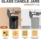 Thick Candle Jars for Making Candles 12 Pcs, 7 OZ Empty Jars - Image 3