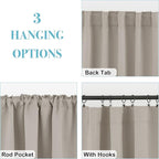 RYB HOME Small Window Curtains - Image 6