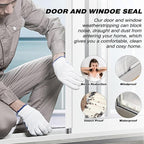 196" Wedge Weather Stripping Door Seal Strip - Image 7