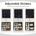 Shoe Organizer for Closet, 3 Pack Shoe Storage Bins - Image 4