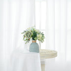 YoungsTex White Linen Curtains 78 Inch Length - Image 3