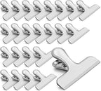 VNDUEEY 24 Pack Stainless Steel Chip Clips, Bag Clips by VNDUEEY