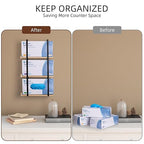 Glove Holder Dispenser for Wall Mount Wooden Metal Disposable Latex Glove Box - Image 6