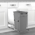 Rev-A-Shelf Pullout Trash Can for Kitchen Cabinets 35 Qt Garbage Waste - Image 8