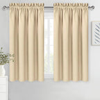 DWCN Blackout Curtains Room Darkening Thermal Insulated Bedroom Curtains Window by DWCN