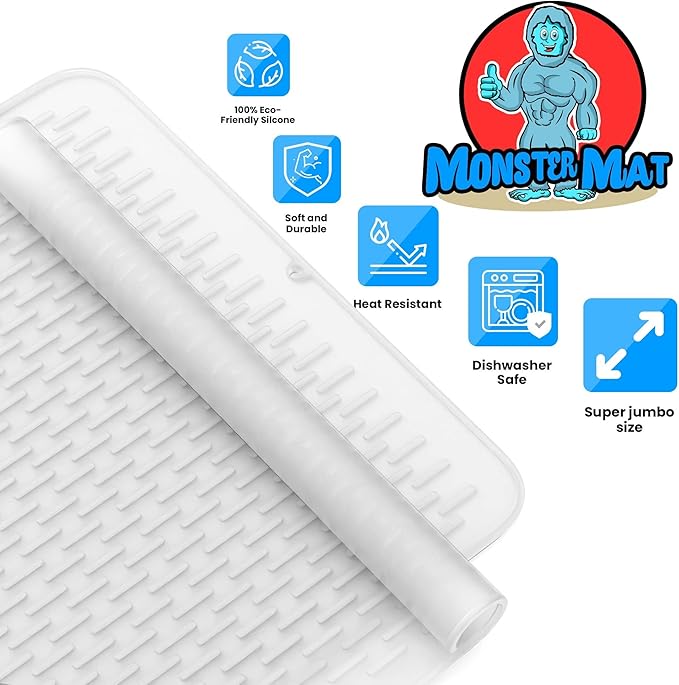 Extra Large heavy duty silicone dish drying mat - Image 6