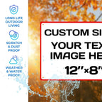 Aluminum Weatherproof Metal Sign Multiple Sizes Custom Personalized Text And - Image 3